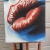 Schilderij hot lips