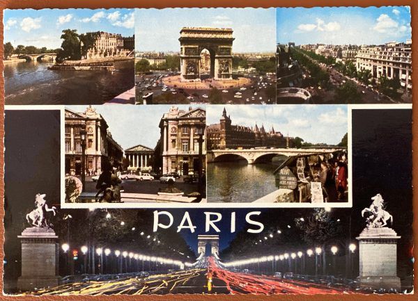 Ansichtkaart Parijs 1965