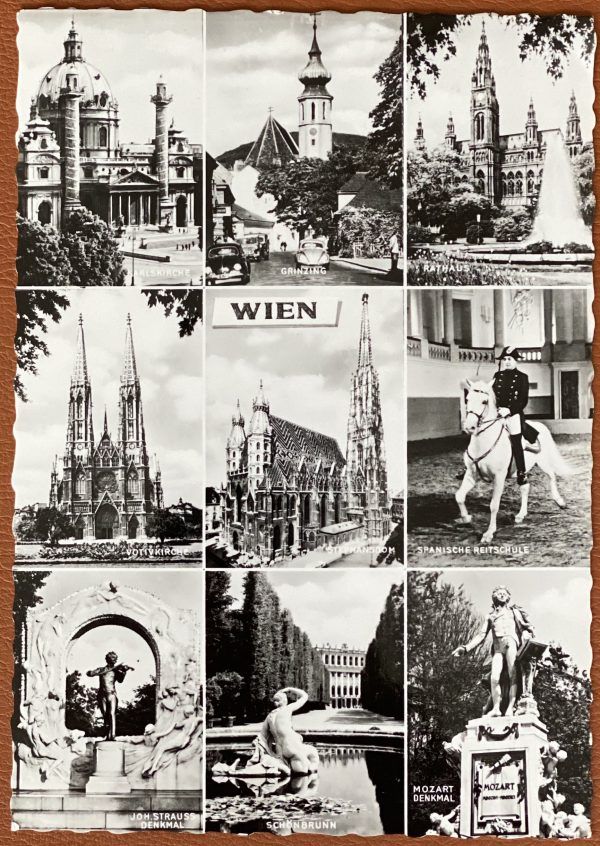 Ansichtkaart Wenen 1953