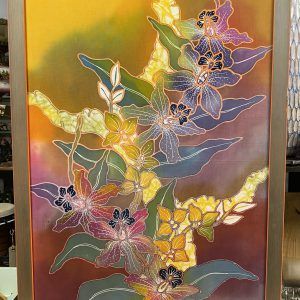 Japans schilderij Orchidee