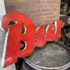 Decoratiebord met de tekst beer