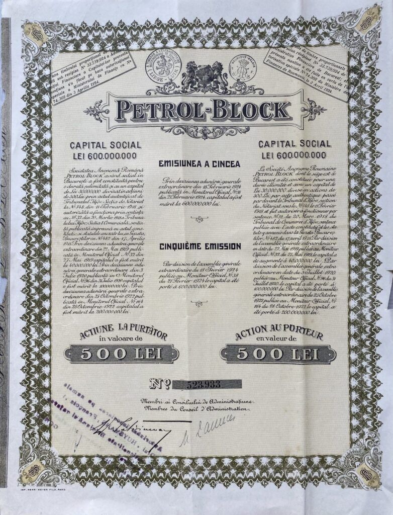 aandeel Petrol-Block