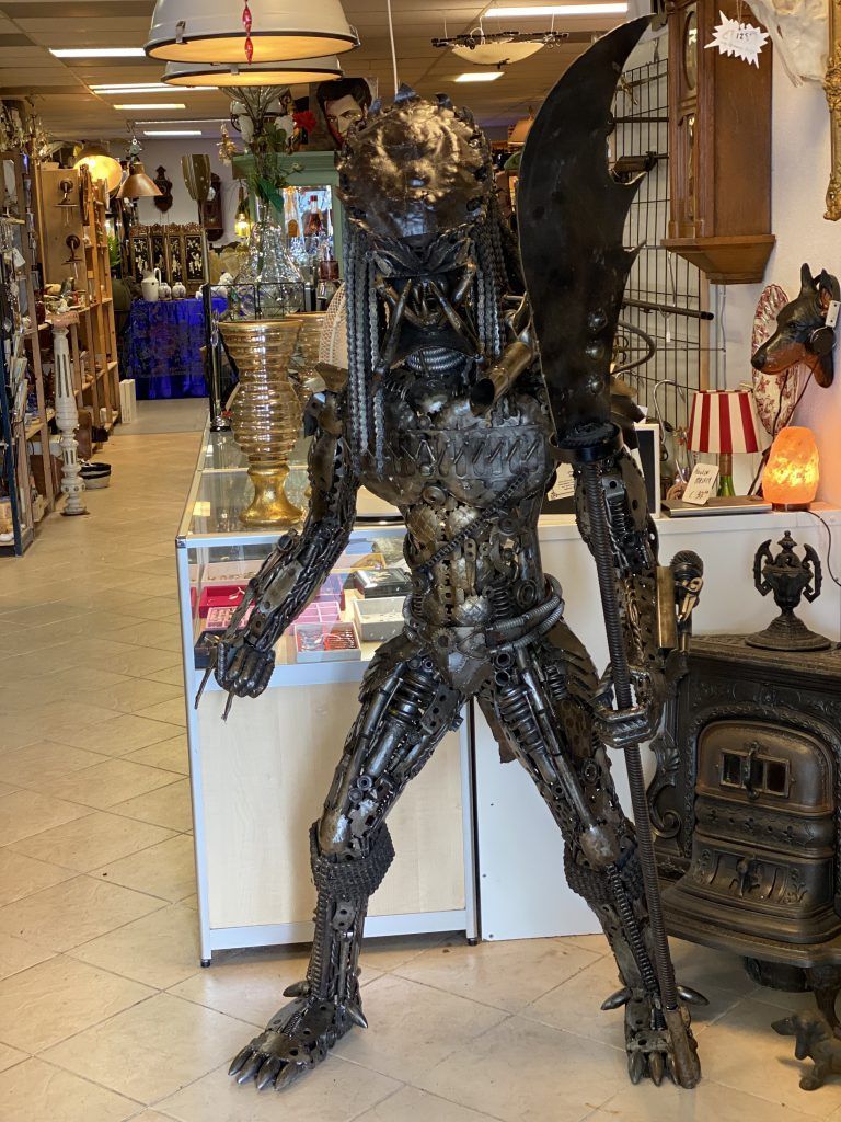 Predator statue