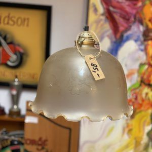 Antieke glazen hanglamp