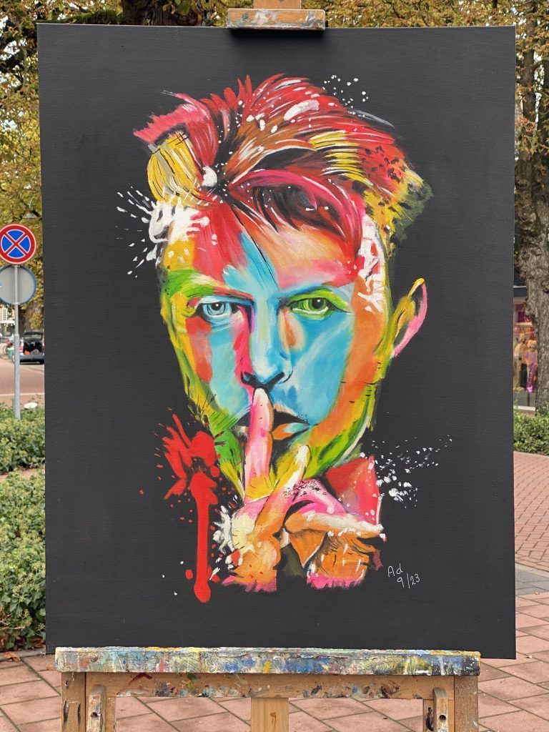 Portret David Bowie