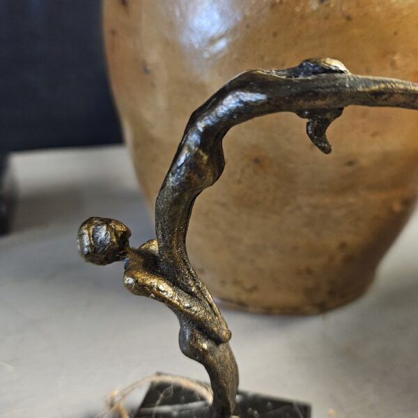 Bronzen sculptuur sierlijk koppel 2