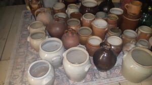 Franse gres potten