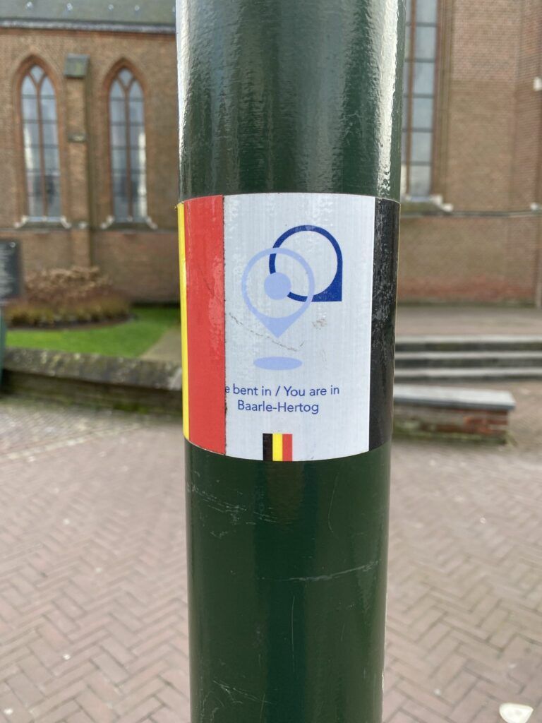 lantaarnpaal markering belgië