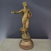 bronzen beeldhouwwerk 'la musique'