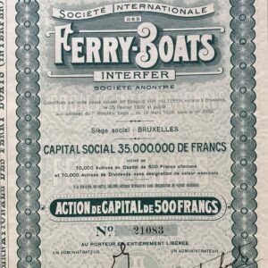 oud aandeel Ferry-Boats Interfer