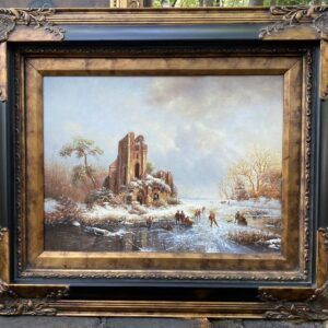 Schilderij winterlandschap