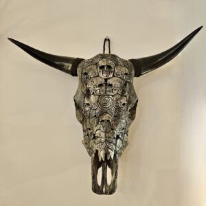 buffel schedel met hoorns