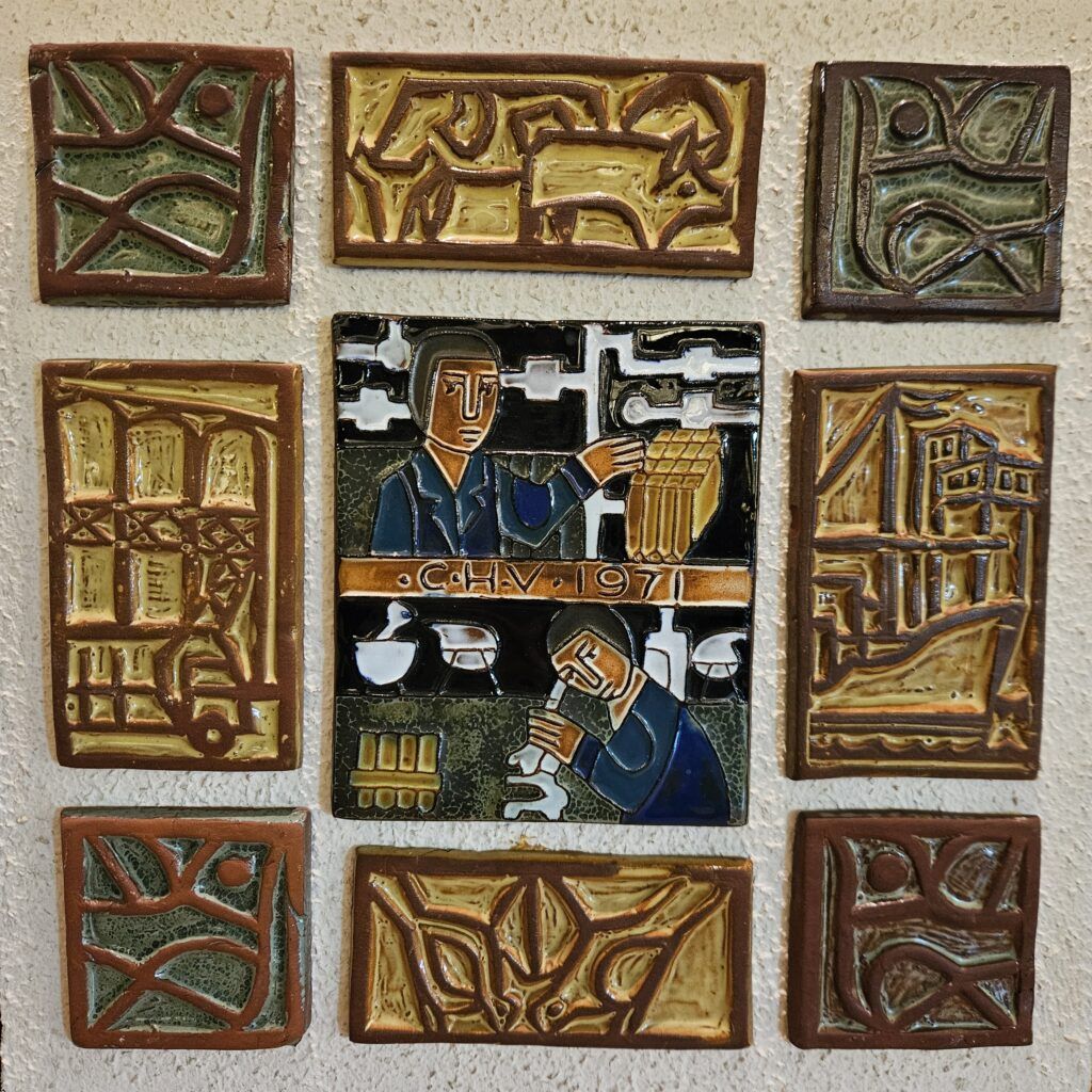 C.H.V. 1971 retro kunstwerk Henk Potters