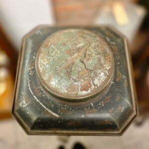 bovenzijde Art Deco Van Melle’s toffeeblik